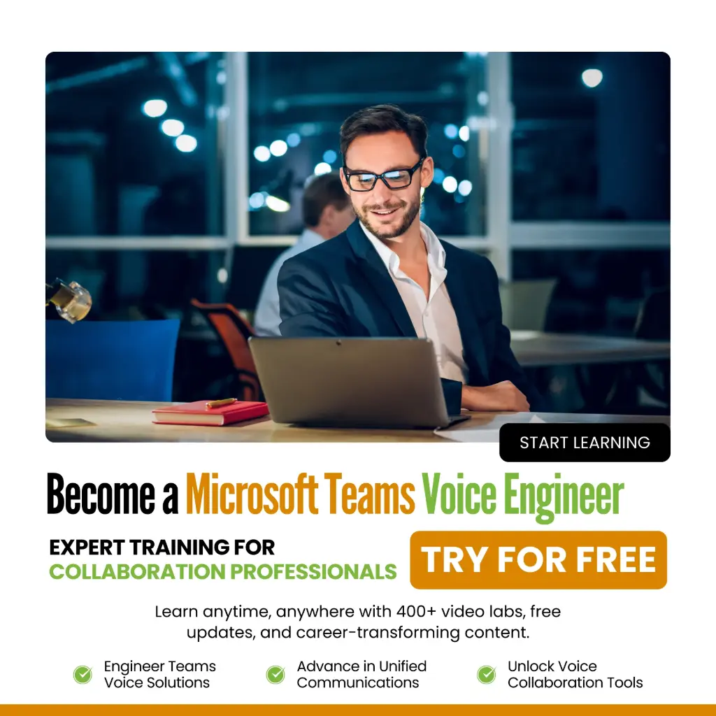Microsoft Teams Voice Training | MS-721 Certification Course Online (1024-10)