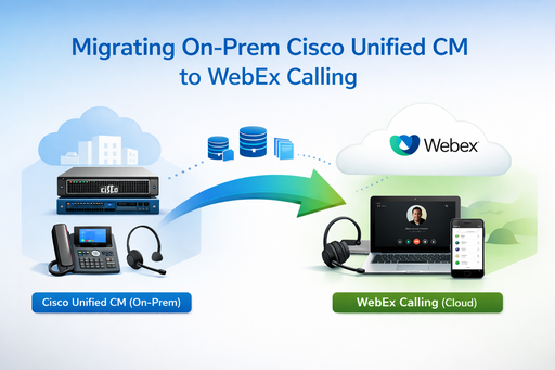 Migrating On-Prem Cisco Unified CM to WebEx Calling (4024-07)